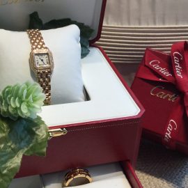 【セール品 Cartier 】ミニパンテール ピンクゴールド ダイヤセッティングモデル