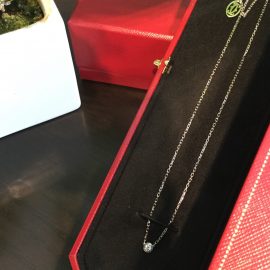 【セール対象品 Cartier】ディアマンレジェドゥカルティエ ネックレス 750WG SMサイズ