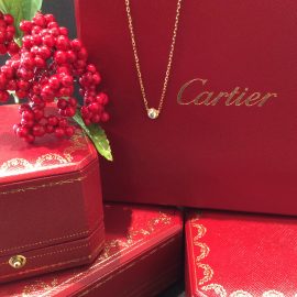 【cartier】高級感溢れる ˚✧₊⁎ワンポイントダイヤ⁎⁺˳✧༚